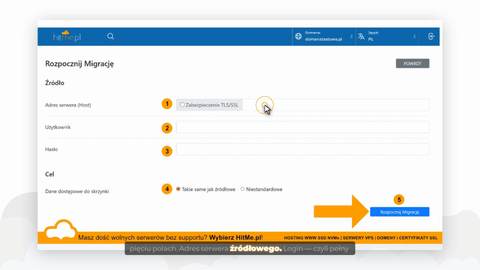 Migracja poczty IMAP