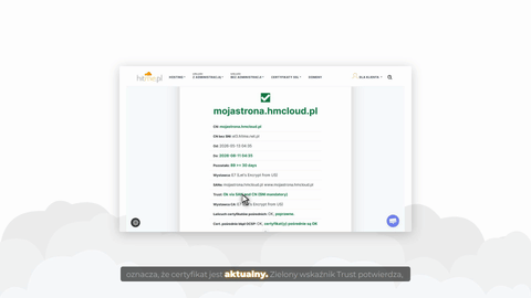 Jak sprawdzić poprawność certyfikatu SSL?