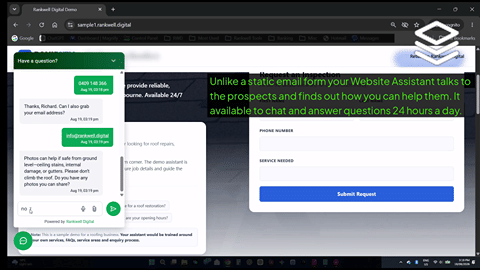 Website Assistant Demo