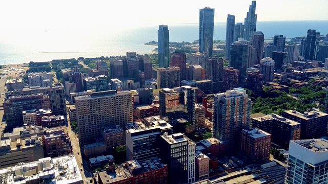 July 6 2026 Chicago  the loop from Lincoln Park South loop